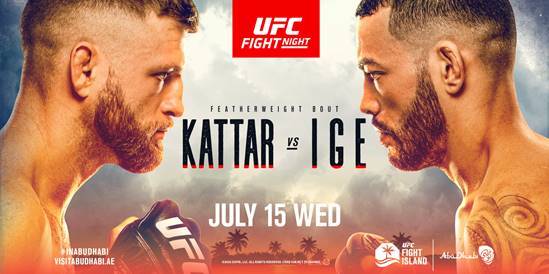 UFC Fight Night Kattar vs Ige Results